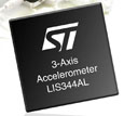 STMicroelectronics announces extra degree of freedom in 4 x 4mm analog-output accelerometer family