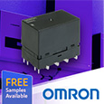 Introducing the OMRON G9KC high power, 4 pole compact relay with 40A switching capability and ultra-low contact resistance, samples available from Anglia