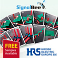 Versatile SignalBee family of connectors from HIROSE deals designers a winning hand, samples available from Anglia