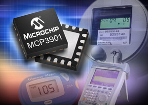 Metering analogue front-end from Microchip enables highly accurate measurements