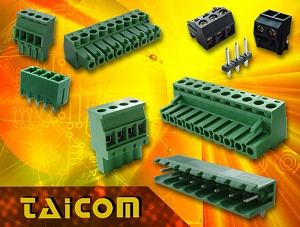Taicom’s pluggable terminal block range expanded to meet the demands for faster PCB connectivity.